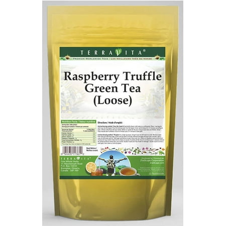 Dark Raspberry Truffle - Raspberry Truffle Green Tea (Loose) (4 oz, ZIN: 533016)