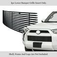 thumbnail image 2 of APS Premium Stainless Steel Black Horizontal Billet Grille Compatible with Toyota 4Runner 2014-2023 Lower Bumper N19-J87956T, 2 of 7