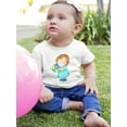 thumbnail image 2 of Girl Holding A Ball T-Shirt Infant -Image by Shutterstock,  12 Months, 2 of 4