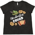 thumbnail image 3 of Inktastic Oktoberfest Squad Hat, Accordion, Pretzels Women's Plus Size T-Shirt, 3 of 5