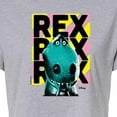 thumbnail image 3 of Toy Story 4 - Rex - Juniors Cropped Cotton Blend T-Shirt, 3 of 5