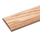 3 1/2" Wide x 5/8" High Unfinished Red Oak Threshold (4 FT Long)