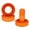 Orange, variant on Almencla 4Pcs Silicone Rubber Tire Insert Foam, 1.9inch Wheel Tires Foam Insert 106x42mm for 1/10 RC Car 1.9" Wheel Tires DIY Modified Red