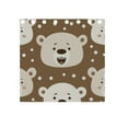 thumbnail image 5 of Head Of Cute Bear Black Out Curtains Aesthetic for Bedroom Living Room Sliding Glass Doors Kitchen Windows 2 panels set, 5 of 5