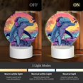 thumbnail image 3 of Daiia Hip-Hop DJ Dolphin Pattern Acrylic Night Light, LED Touch Light, Bedroom Night Light, Soft Glowing Lamp Perfect Gift for Mother's Day, Birthday, or Christmas, 3 of 9