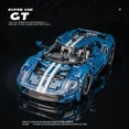 thumbnail image 4 of Technical 1486Pcs Classic GT Racing Car 1:12 Compatible 42154 Building Blocks MOC Expert Speed Sport Car Model Bricks Toys Gifts, 4 of 6