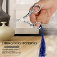 thumbnail image 2 of YLSHRF Scissors, Stainless Steel Hair Scissors, For Fishing Line For Material, 2 of 8
