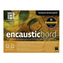 Ampersand Art, Encausticbord, Uncradled, 1/4" Profile, 12" x 12"