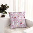 thumbnail image 6 of Fuzoiu Easter Rabbit Print Square Pillow Cover,Hidden Zipper Design,Luxury Square Pillow Case, Throw Pillow,Couch Cushion-24"x24", 6 of 7
