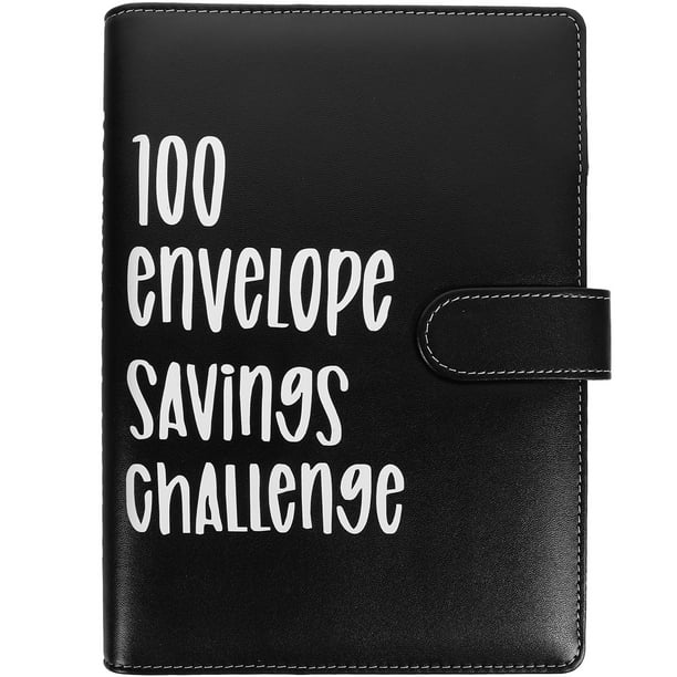 Carpeta de ahorro de dinero para parejas, carpeta de presupuesto con hoja, Bloc de notas de planificación de efectivo, 1 Juego