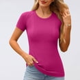 thumbnail image 2 of Wlynlyn Workout Tops for Women Short Sleeve Slim Fitted Athletic Shirts Soft Breathable Yoga Running Gym Tops, 2 of 10