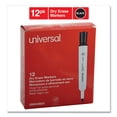 thumbnail image 5 of Universal Dry Erase Marker, Chisel Tip, Black, Dozen -UNV43651, Non washable, 5 of 7