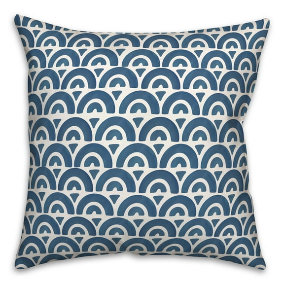 Creative Products Scallop Pattern 18x18 Indoor / Outdoor Pillow