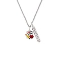 thumbnail image 2 of Delight Jewelry Silvertone ABC Cutout School Slate Silvertone Sisters Best Friends Forever Bar Charm Necklace, 23", 2 of 4