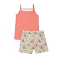 thumbnail image 4 of ITSAME Girls Outfit Sets, Thin Camisole and Printed Shorts Summer Fashion Casual Clothes 2-Piece Watermelon Red Size 13-14, 4 of 7