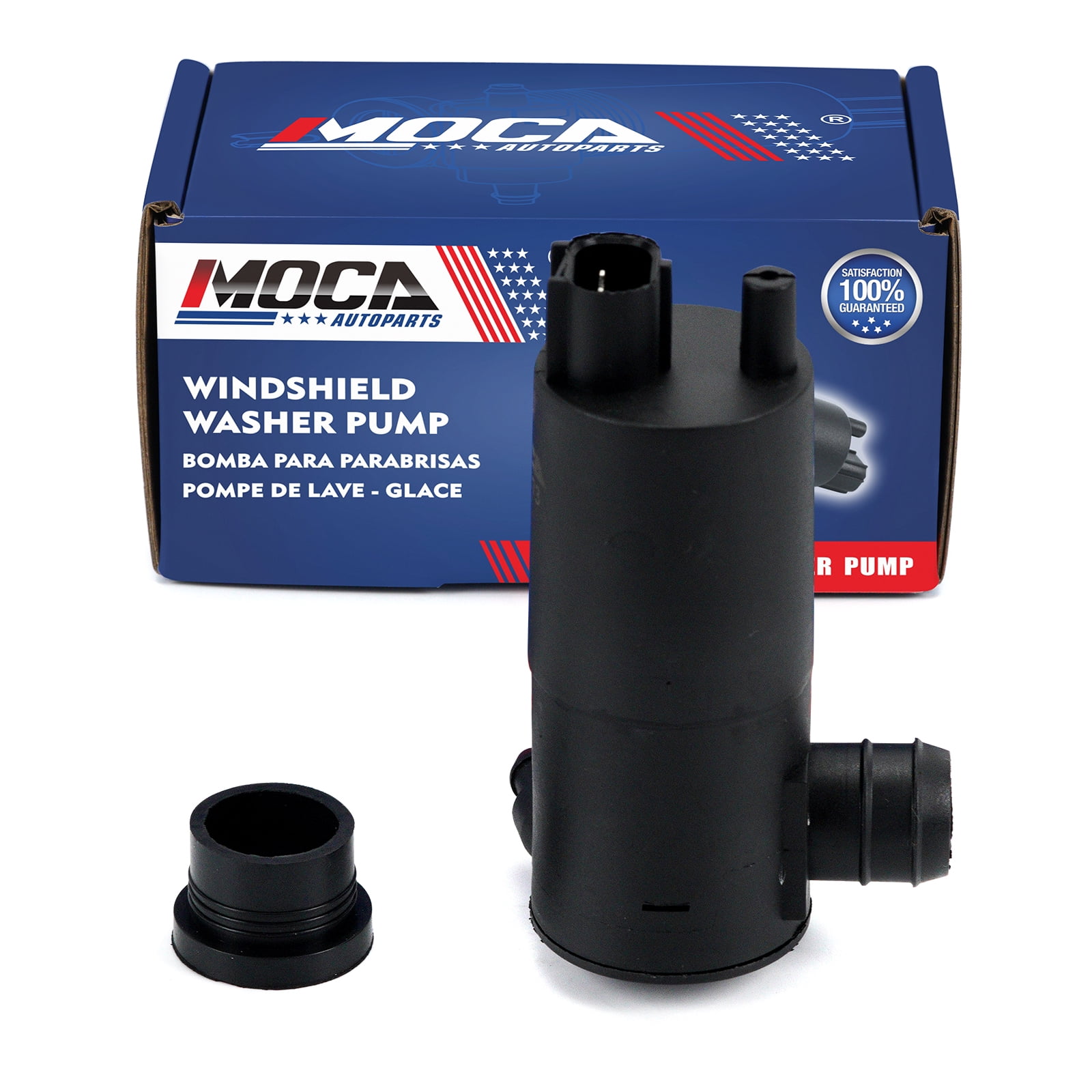MOCA AUTOPARTS Windshield Washer Pump Fit for 1998-2017 Ford