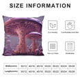 thumbnail image 5 of GOSMITH  Pack of  Throw Pillow Cover Psychedelic Mushrooms Throw Pillowcases Soft Decorative Home Decor Living Room Cushion Cover for Bed Couch Car, 5 of 5
