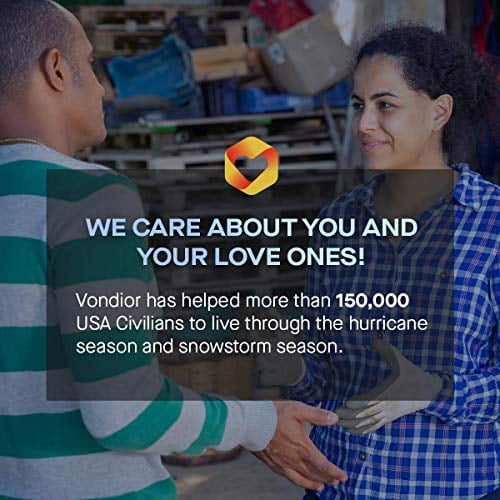 Buy Vondior NOAA/AM/FM 2 AA Battery Operated Portable Radio with