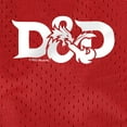 thumbnail image 5 of Dungeons and Dragons New Dd Logo Mens Lined Mesh Shorts, Red, Medium, 5 of 6