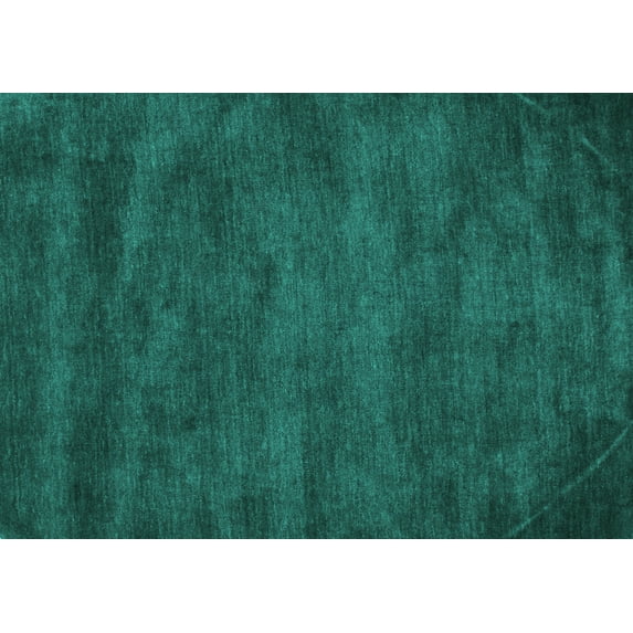 Ahgly Company Machine Washable Indoor Rectangle Abstract Turquoise Blue Contemporary Area Rugs, 3' x 5'