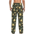 thumbnail image 6 of Cauagu Octopuses And Leaves Mens Pajama Pants Sleep & Lounge Pants,PJ Bottoms with Pockets-Large, 6 of 7