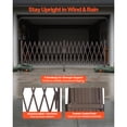 thumbnail image 2 of KFFKFF Double Expandable Barricades, 20FT Adjustable Safety Barrier, Mobile Folding Gate with Locking Wheels, Portable Metal Traffic Fence for Patio, Garden, Stairway, 2 of 9