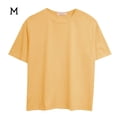 thumbnail image 1 of Camiseta holgada mujer verano cuello redondo manga corta casual top, amarillo, m Vogacara AP001475-07, 1 of 7