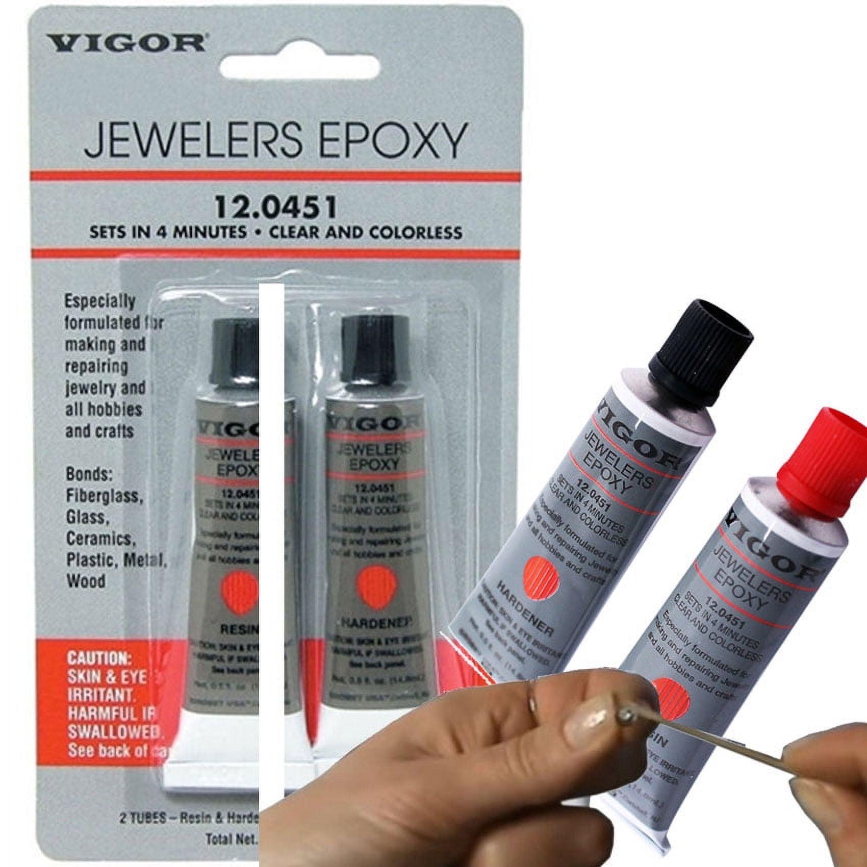 Vigor® Jeweler's 2-Part Epoxy Resin and Hardener, 12.0451