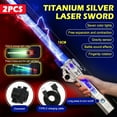 thumbnail image 6 of Pelaby 2PCS Telescopic Glow Stick Toy Double-Edged Light Sabers Light Up Saber 7 Colors Changeable LED Light Sword Expandable, 6 of 13