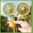 thumbnail image 3 of Mini Ventilador De Mano Portátil Recargable Por USB De Verano Para Expulsar Flores Frescas Oficina En Viaje De Negocios Dormitorio Estudiante Necesario Viento Fuerte Con Cordón De Silicona, 3 of 4