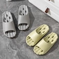 thumbnail image 5 of ibiyuan Comfy Slippers for Women Cloudies Slides for Women Elegant Cute Summer Shoes Non Open Toe Walking Sandals Women Arch Support Thick Sole, 5 of 6