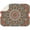 Cultural A, variant on Boho Floral Ethnic Kitchen Drying Mat - Super Absorbent Foldable Microfiber Dish Mat with Retro Paisley Design & Hanging Loop