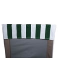 thumbnail image 2 of Hunter Green Stripe Lounge Chair Beach Towel With Top Pocket 26x82, 2 of 6
