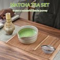 thumbnail image 4 of Matcha Spoon Bamboo Chasen 4pcs Set para Lovers () Olive Green, 4 of 9