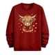 thumbnail image 4 of Ceisia Men's Regular-Fit Crew-Neck Heart-Yak Printed Casual Sweatshirt Gift, 4 of 6