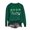 Green, variant on WREESH Womens Crewneck Sweatshirts St. Patrick's Day Sweatshirts Shamrocks Printed Graphic Sweatshirts Loose Fit Long Sleeved Tops Pullover Sweatshirts White