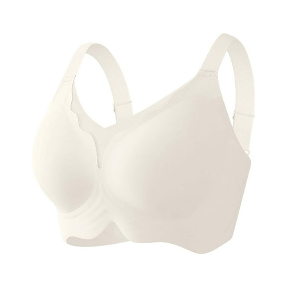 XIYON Women's Bra Comfortable Big Size Bra For Everyday Use Outdoor Activities And More Designed For Support With Four Hooks Breathable