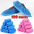 thumbnail image 5 of 100 Pieces Disposable Overshoes Anti-slip Shoe Covers(Blue), 5 of 5