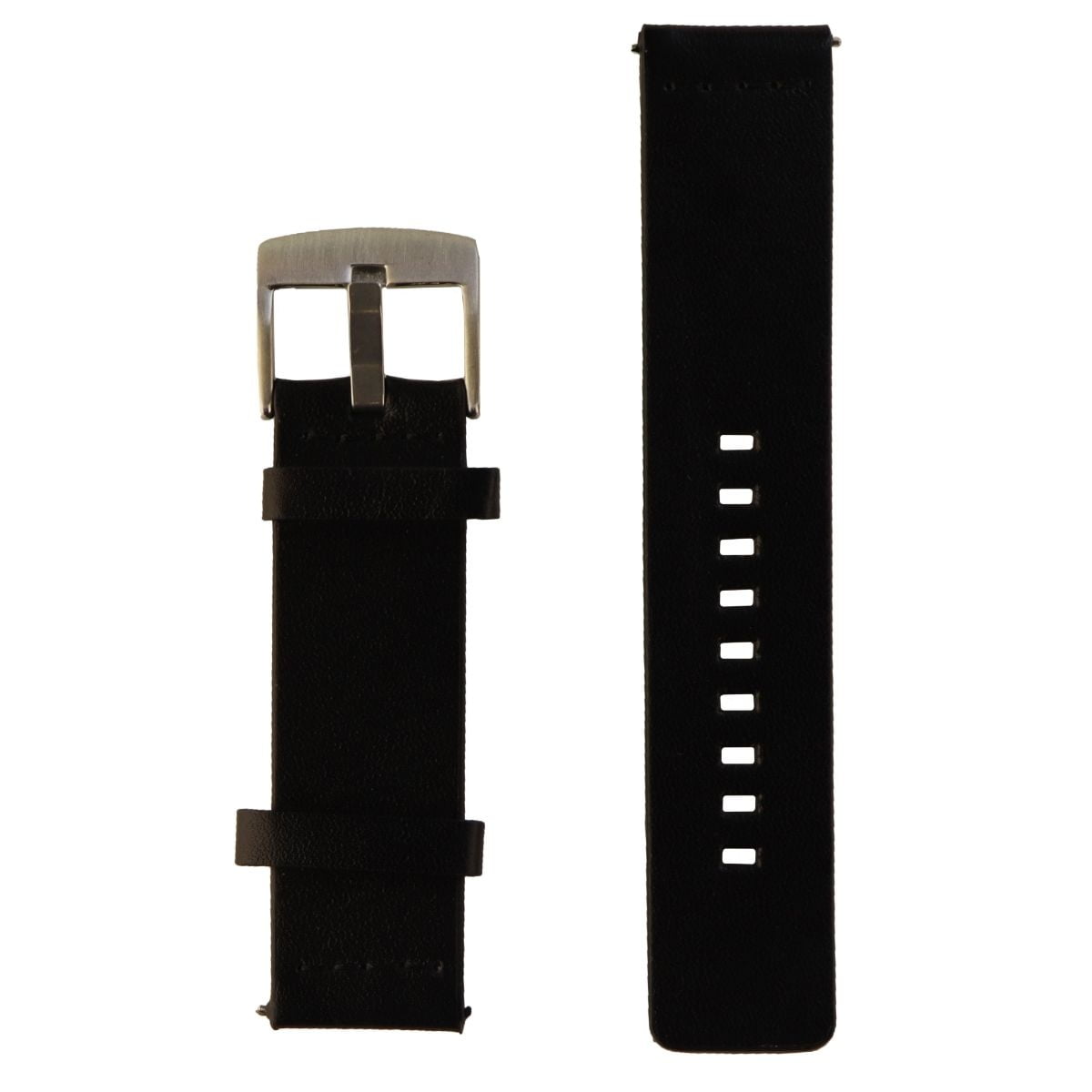 Oreel Oreel Genuine Leather 22mm Watch Band For Moto 360 Smartwatch 2nd Gen Black Walmart Com Walmart Com