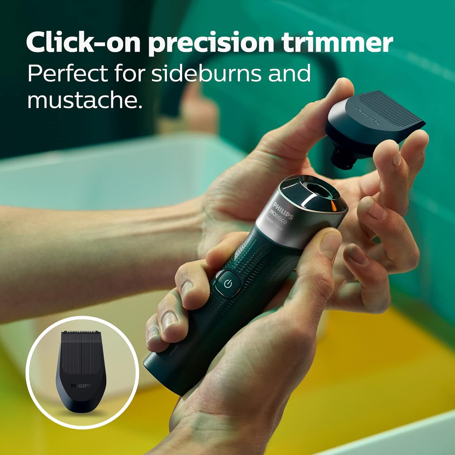 Philips Norelco Shaver 5000X Series Skin Protect Technology 360 Degree Shaving Head Men's Face Electric Shaver
