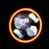 Jeep Led Headlights 1pc/2pcs 7" Round LED Headlight Car Lamp Work Motorcycel Light 60W Red Light