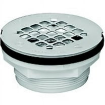 Oatey 42099 2 in. 101 PNC PVC No-Calk Shower Drain with Stainless Steel Strainer