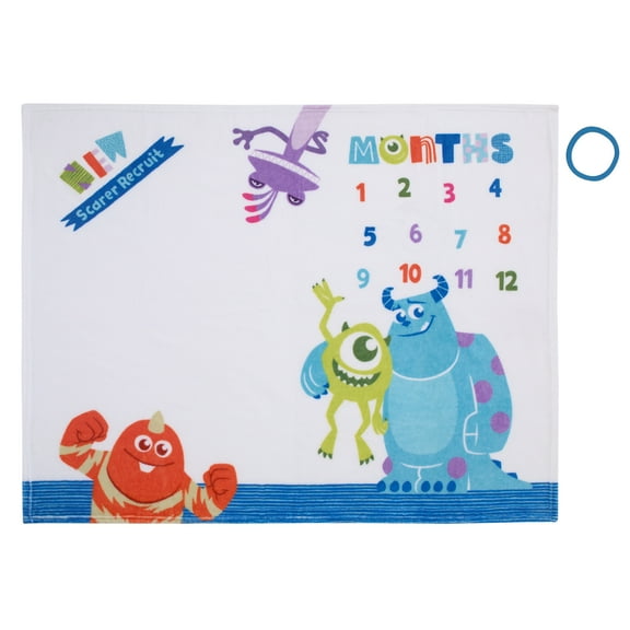 Disney Monsters, Inc. Photo Op Milestone Baby Blanket