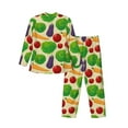 thumbnail image 2 of Kll Vegetable Sleepwear Mens Flannel Pajamas,Long Cotton Pj Set, 2 of 9