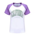 thumbnail image 3 of Tiijoy Big Girls California Print Crew Neck T-Shirt Summer Short Sleeve Casual T Shirt, 3 of 3