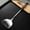White, variant on Chinese Wok Spatula, 304 Stainless Steel Spatula with Heat Resistant Wooden Handle Wok Utensils, 14.4Inch