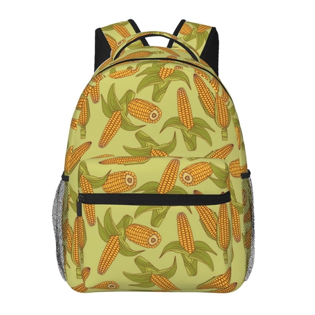 Fotbe Corn Mochila Casual con Estampado para Escuela, Viajes y Actividades al Aire Libre - Duradera, Ligera y Cómoda