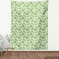 thumbnail image 3 of Ambesonne Palm Leaf Fabric by the Yard Upholstery, Exotic Tree Hawaiian, 5 Yards, Fern Green, 3 of 4