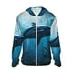thumbnail image 1 of Balery Ocean Dolphin Fish School Sudadera ligera de manga larga con capucha y protección solar UPF 50+ para hombre y mujer, ideal para pesca y running-3X-Large, 1 of 7