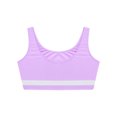 thumbnail image 5 of Kaerm Kids Girls Camisole Sport Bras Crop Top Sleeveless Gymnastics Dance Yoga T-Shirt Activewear Light Purple 14, 5 of 6